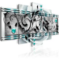 Canvas-taulu Artgeist Turquoise ambivalence, eri kokoja