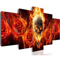 Canvas-taulu Artgeist Fiery skull, eri kokoja