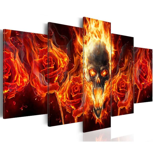 Taulu Artgeist Fiery skull eri kokoja