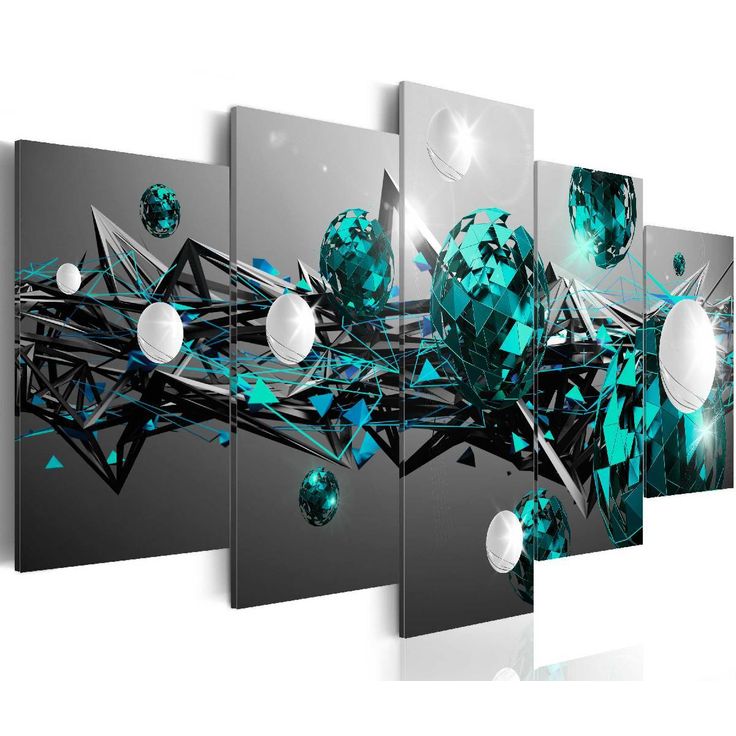 Taulu Artgeist Turquoise Solar System eri kokoja