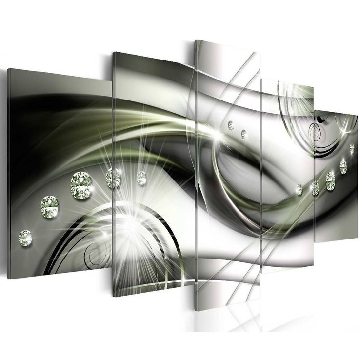 Taulu Artgeist Glowing Green Wave eri kokoja