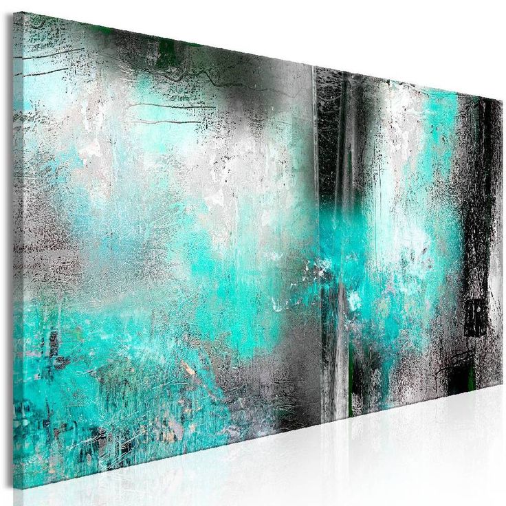 Taulu Artgeist Turquoise Fog 1-osainen kapea eri kokoja