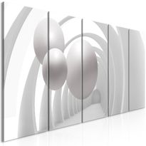Canvas-taulu Artgeist White Tunnel, 5-osainen, kapea, eri kokoja
