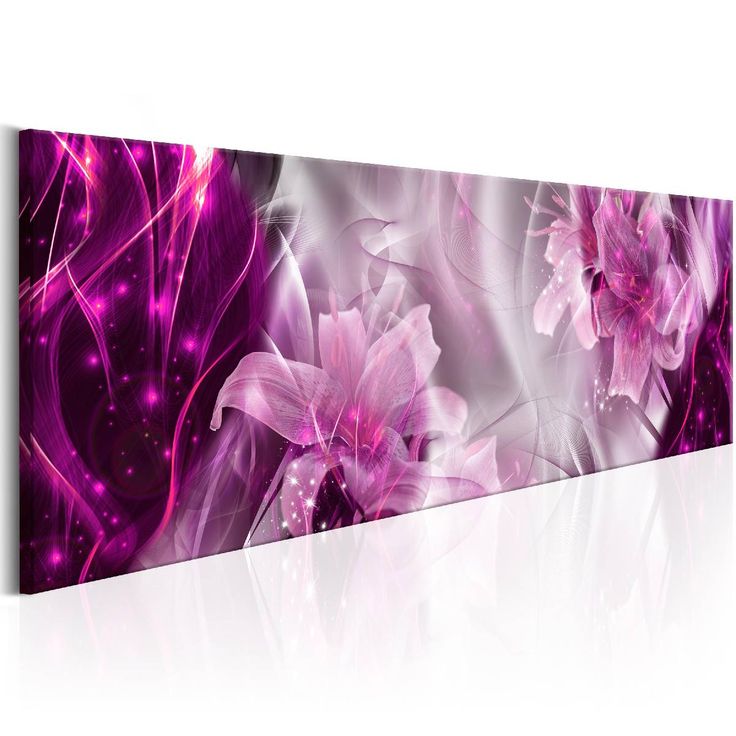 Taulu Artgeist Purple Flames eri kokoja