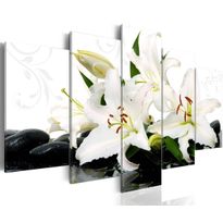 Canvas-taulu Artgeist Lilies and zen stones, eri kokoja