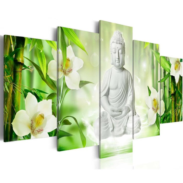 Taulu Artgeist Buddha and jasmine eri kokoja