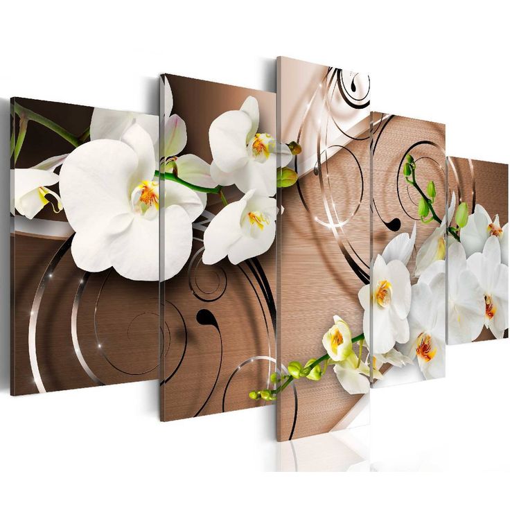Taulu Artgeist Ivory orchids eri kokoja
