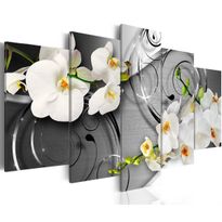 Canvas-taulu Artgeist Milky orchids, eri kokoja