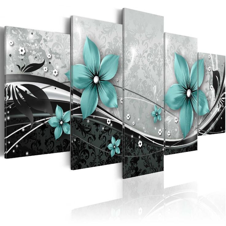 Taulu Artgeist Turquoise flower of night eri kokoja