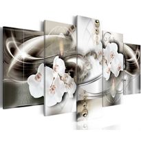Canvas-taulu Artgeist Orchids among the waves of gold, eri kokoja