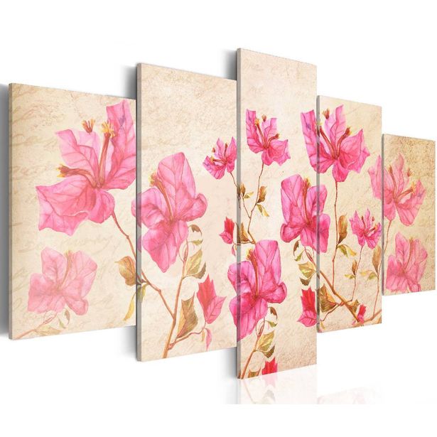Taulu Artgeist Flowers in Pink eri kokoja