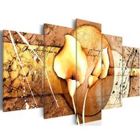 Canvas-taulu Artgeist The Secret of Calla Lily - Gold, eri kokoja