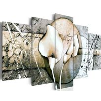 Canvas-taulu Artgeist The Secret of Calla Lily - Grey, eri kokoja