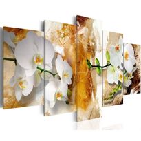 Canvas-taulu Artgeist Brown Paint and Orchid , eri kokoja