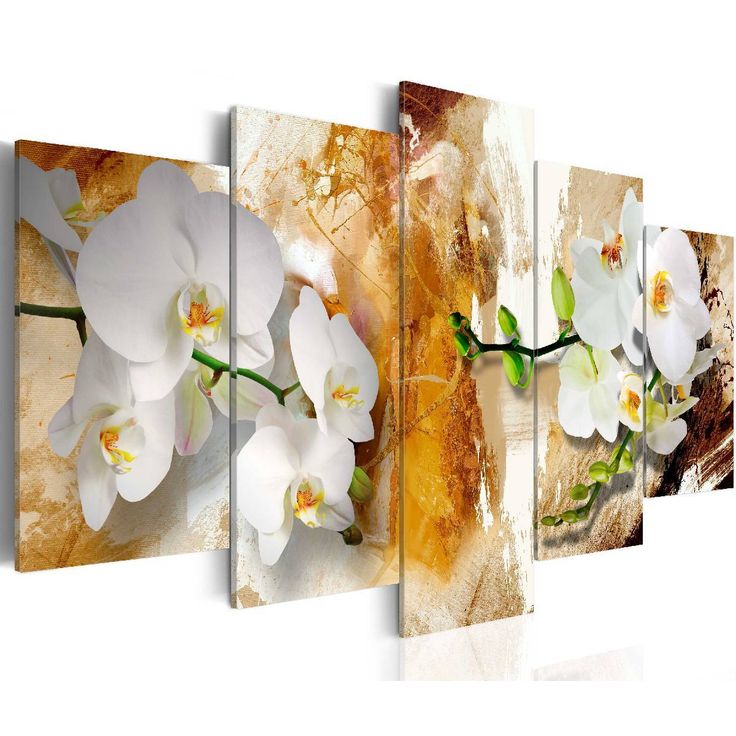 Taulu Artgeist Brown Paint and Orchid  eri kokoja