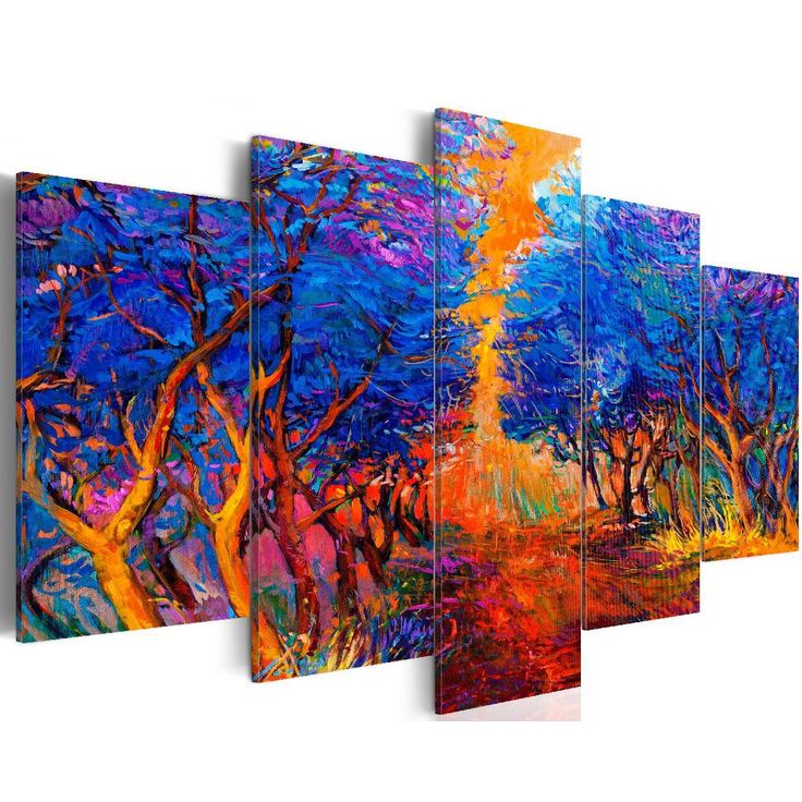 Taulu Artgeist Blue Valley eri kokoja
