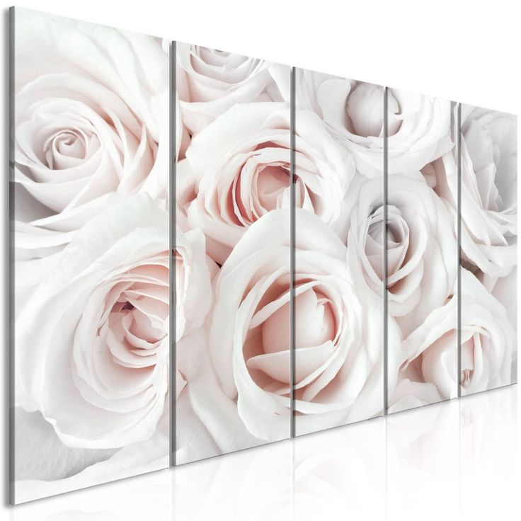 Taulu Artgeist Satin Rose Pink 5-osainen kapea eri kokoja