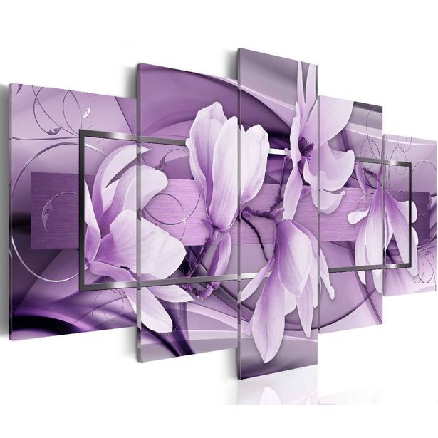 Taulu Artgeist Purple Wave eri kokoja