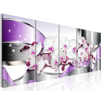 Canvas-taulu Artgeist Purple Ribbons, eri kokoja