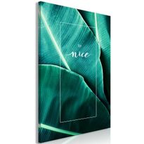 Canvas-taulu Artgeist Be Nice, 1-osainen, pystysuuntainen, eri kokoja