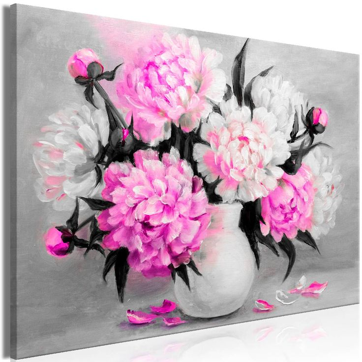 Taulu Artgeist Fragrant Colours Pink 1-osainen leveä eri kokoja