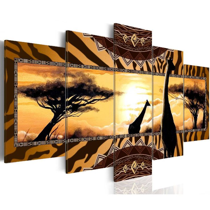 Taulu Artgeist African giraffes eri kokoja