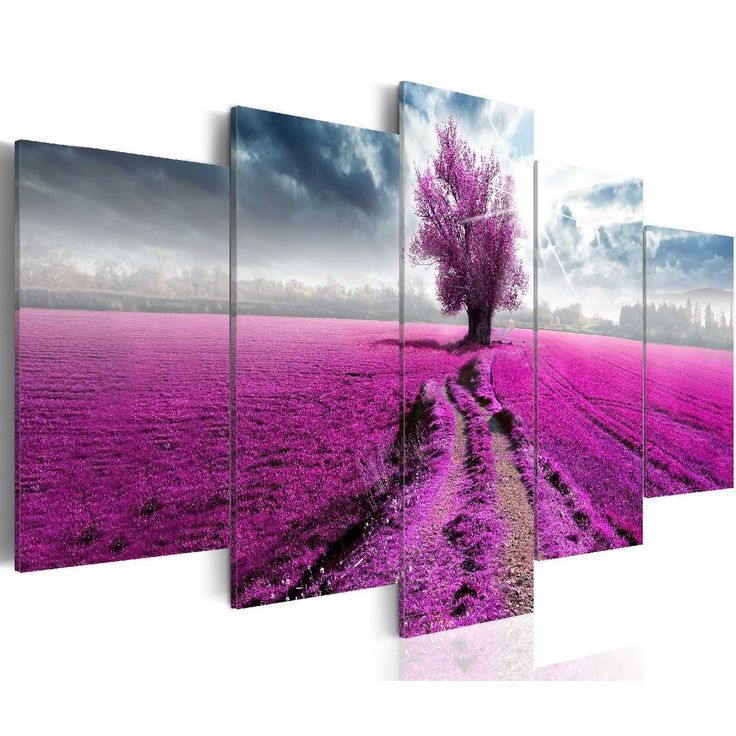 Taulu Artgeist Purple Land eri kokoja