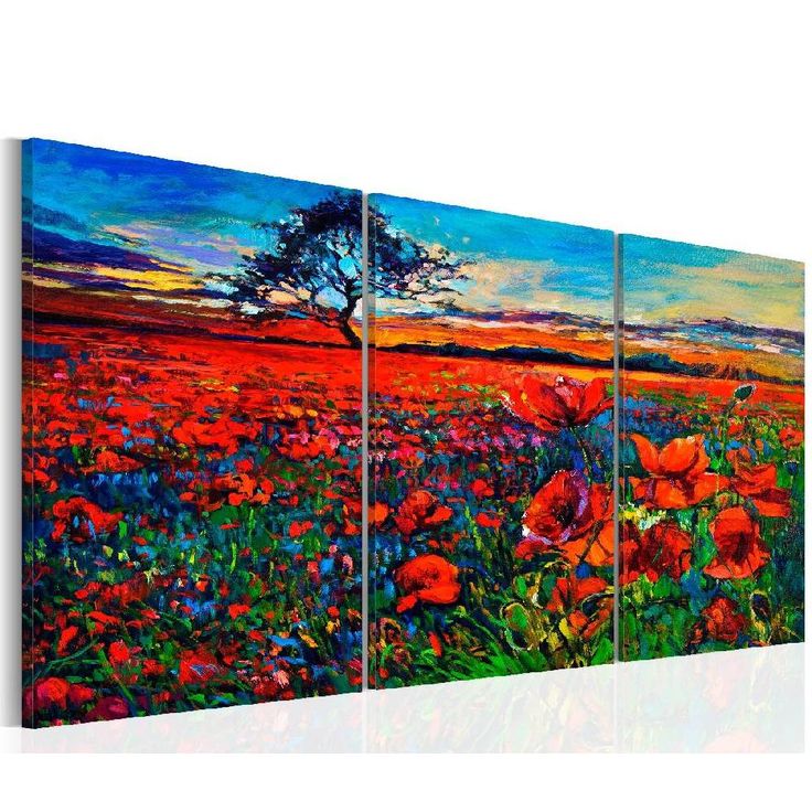 Taulu Artgeist Valley of Poppies eri kokoja