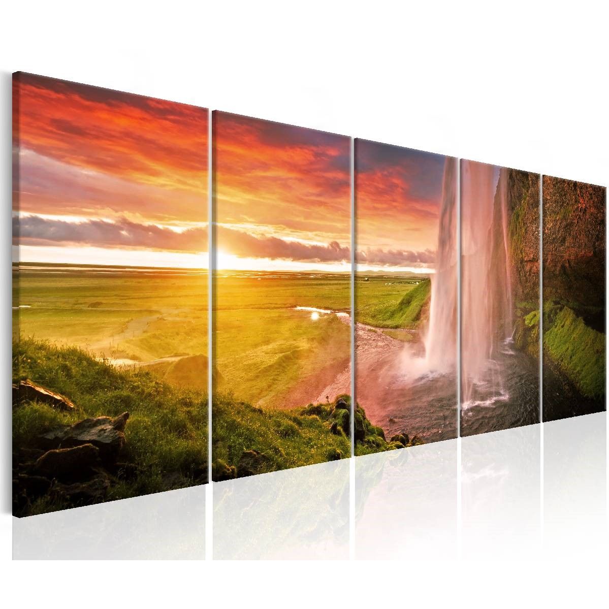 Taulu Artgeist Seljalandsfoss Waterfall I, 90x225cm