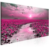 Canvas-taulu Artgeist Lilies and Sunset, 1-osainen, kapea, eri kokoja