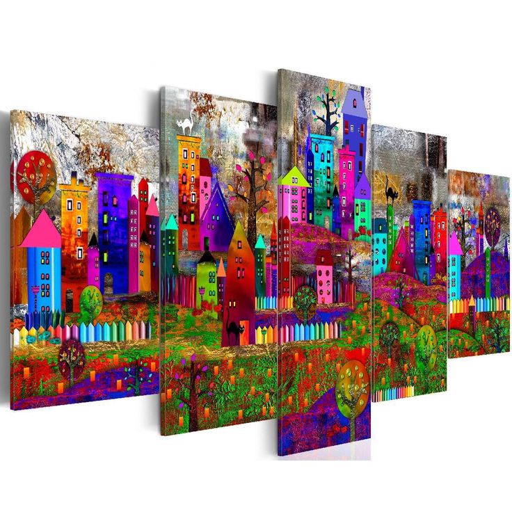 Taulu Artgeist The City of Expression eri kokoja