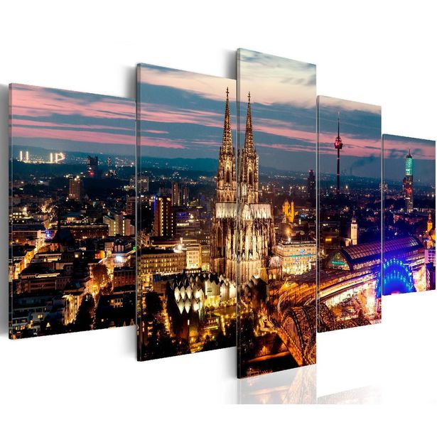 Taulu Artgeist Koeln: Night Panorama eri kokoja