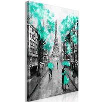 Canvas-taulu Artgeist Paris Rendez-Vous Green, 1-osainen, pystysuuntainen, eri kokoja