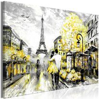 Canvas-taulu Artgeist Colourful Rendez-Vous Yellow, 1-osainen, leveä, eri kokoja