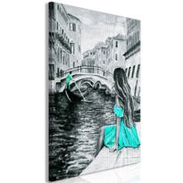 Canvas-taulu Artgeist Far Dreams Blue, 1-osainen, pystysuuntainen, eri kokoja