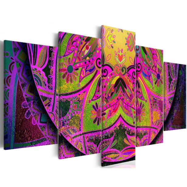 Taulu Artgeist Mandala: Pink Power eri kokoja