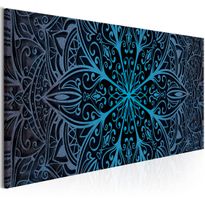 Canvas-taulu Artgeist Feathers Blue, 1-osainen, kapea, eri kokoja