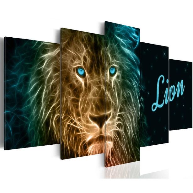 Taulu Artgeist Gold lion eri kokoja