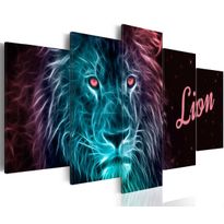 Canvas-taulu Artgeist Neon king, eri kokoja