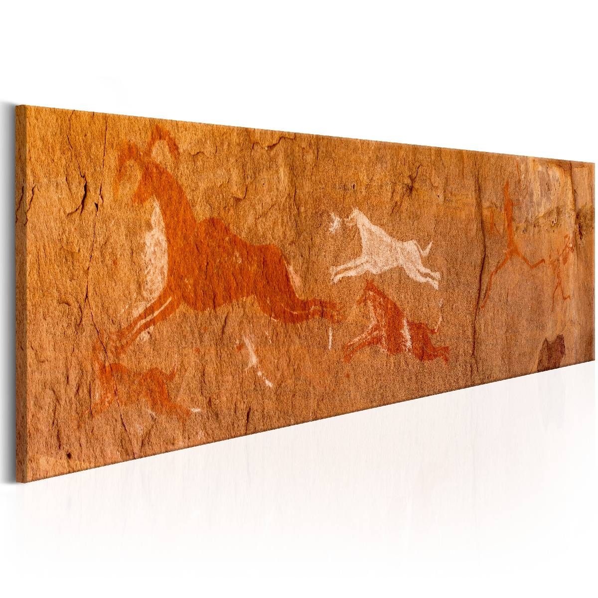 Canvas-taulu Artgeist Cave Paintings, 40x120cm