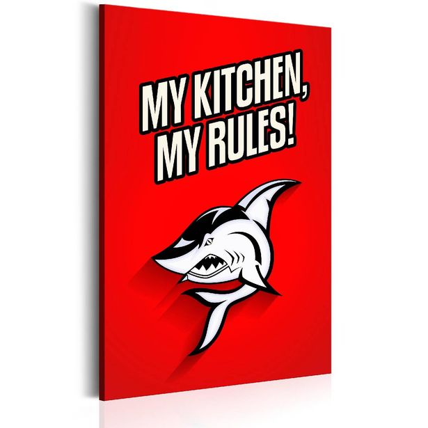 Taulu Artgeist My kitchen - my rules! eri kokoja