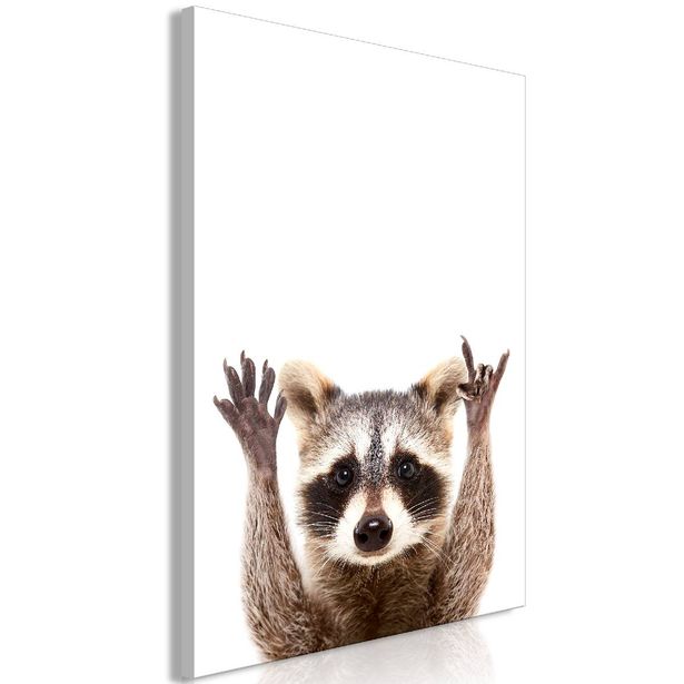 Taulu Artgeist Raccoon 1-osainen pystysuuntainen eri kokoja