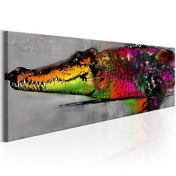 Taulu Artgeist Colourful Alligator eri kokoja