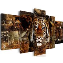 Canvas-taulu Artgeist Golden Jungle, eri kokoja