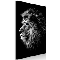 Canvas-taulu Artgeist Blue-eyed Lion, 1-osainen, pystysuuntainen, eri kokoja