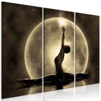 Canvas-taulu Artgeist Twine Golden, 3-osainen, eri kokoja
