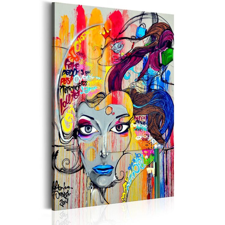 Taulu Artgeist Colourful Thoughts eri kokoja