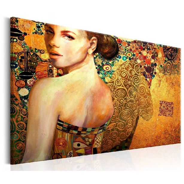 Taulu Artgeist Golden Lady eri kokoja