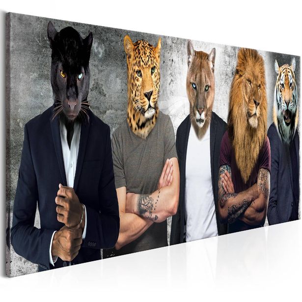 Taulu Artgeist Different Faces 1-osainen kapea eri kokoja