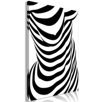 Canvas-taulu Artgeist Zebra Woman, 1-osainen, pystysuuntainen, eri kokoja